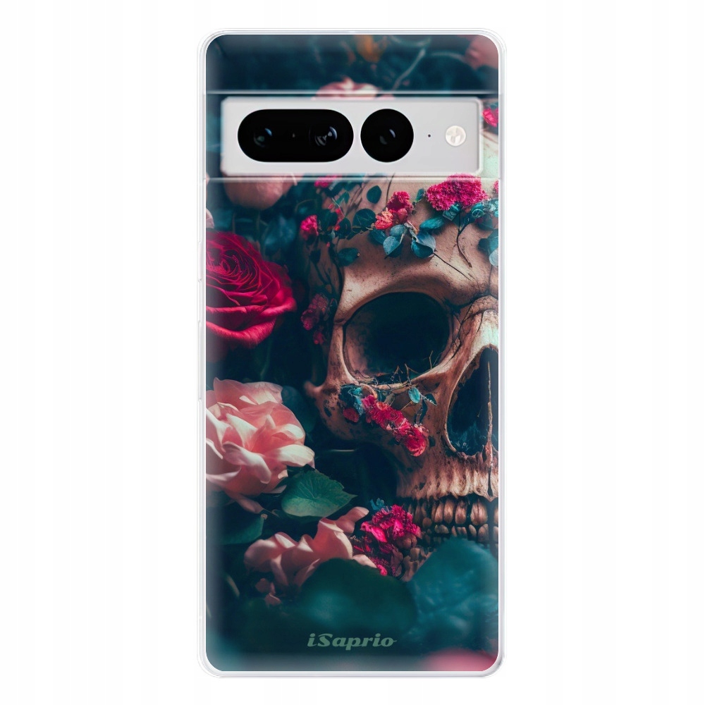 Silikonowe etui iSaprio Skull in Roses do Google Pixel 7 Pro 5G