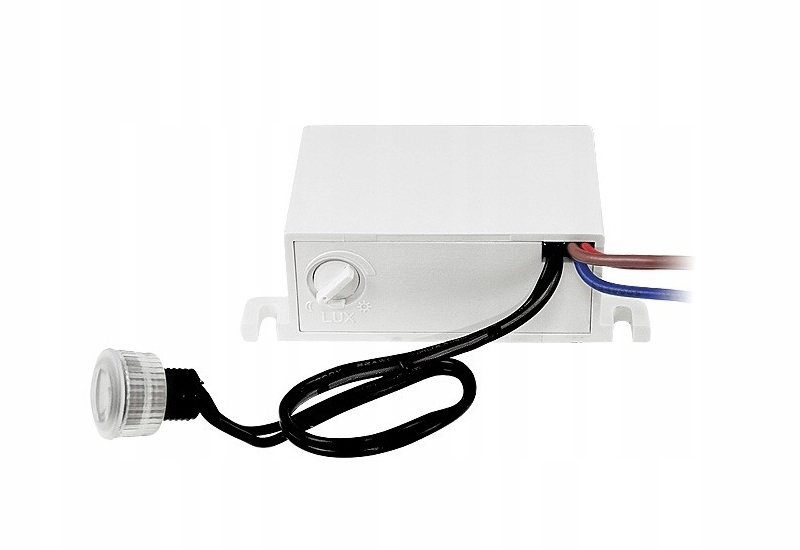 

Czujnik zmierzchu z regulacją do Led 230V z sondą