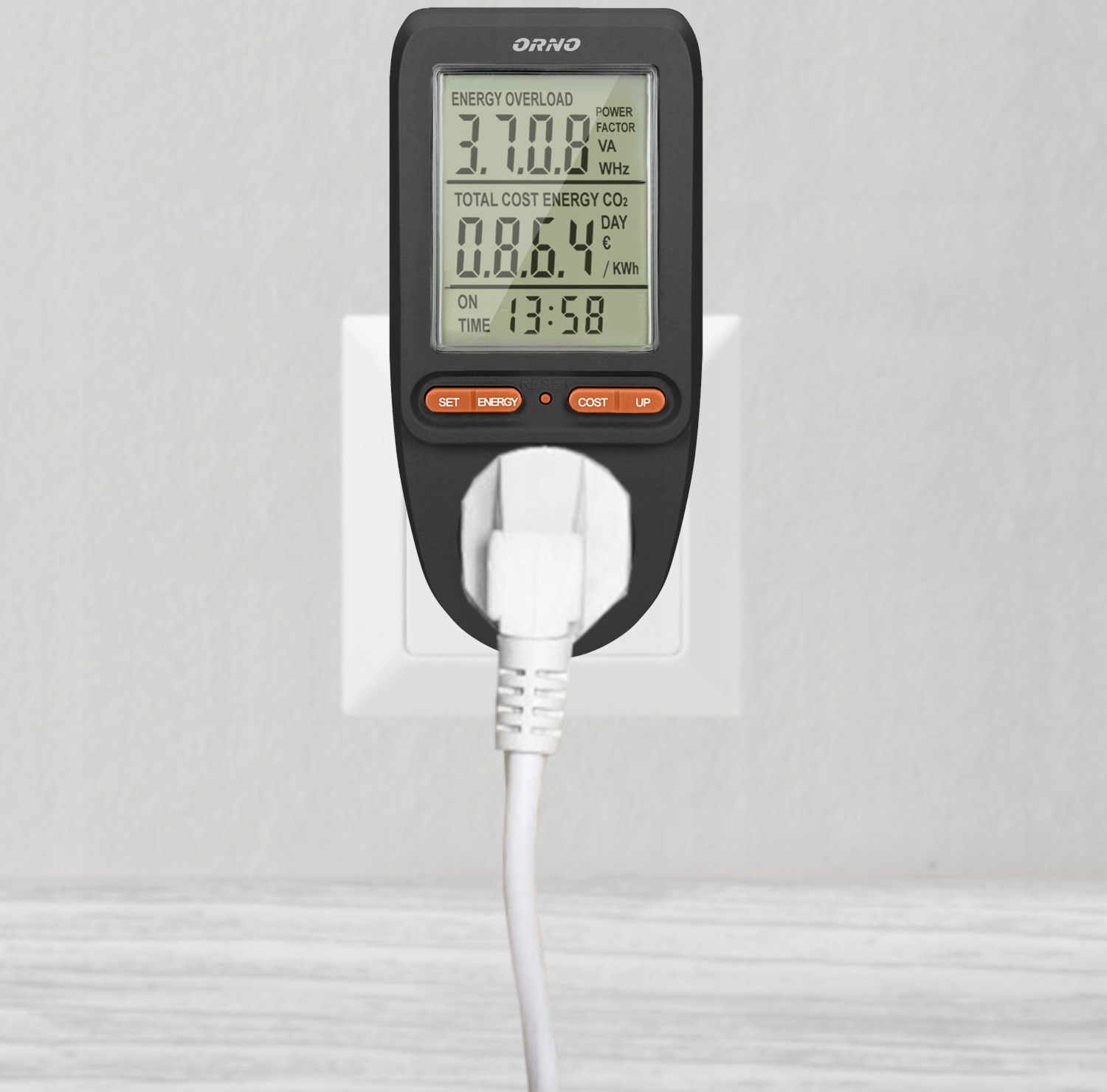 WATOMIERZ LICZNIK ENERGII ELEKTRYCZNEJ MIERNIK POBORU PRĄDU WOLTOMIERZ EAN (GTIN) 5908254827945