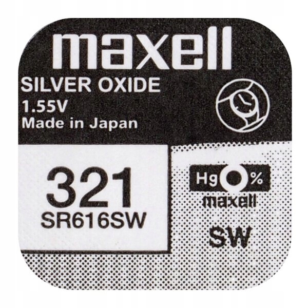 

Bateria Maxell SR616SW SR65