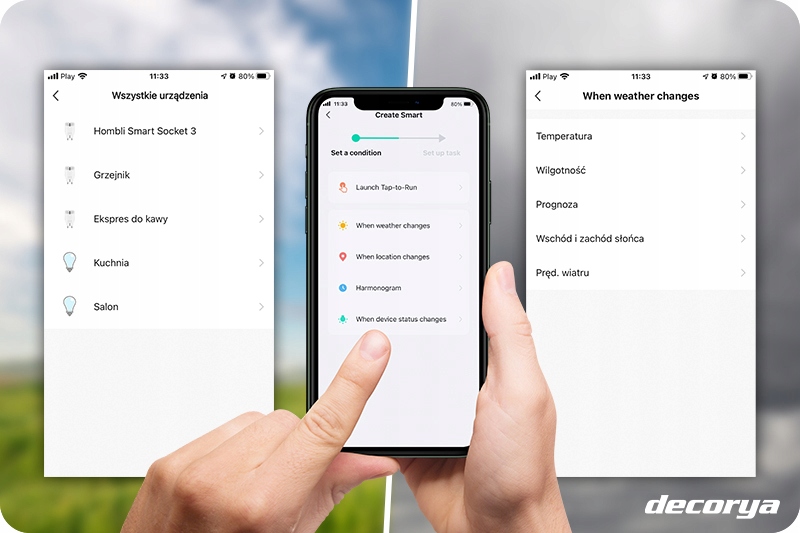 INTELIGENTNE GNIAZDO ELEKTRYCZNE STEROWANE TELEFONEM WIFI SMART PROGRAMATOR Waga produktu z opakowaniem jednostkowym 0.15 kg