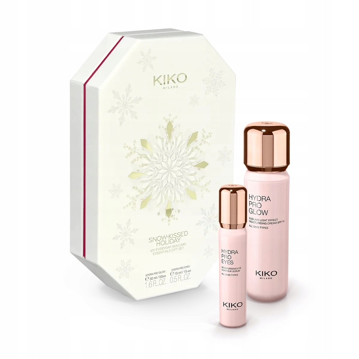 Kiko Milano Snow Kissed sada Pleťový krém 50 ml a sérum pod oči 15 ml