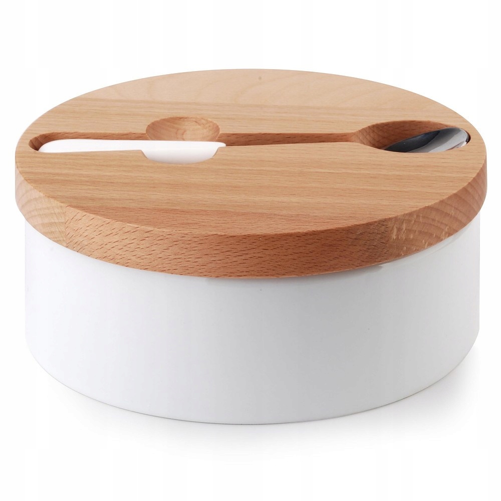 CUKIERNICA cukierniczka porcelanowa + ŁYŻECZKA K1 Marka Mondex