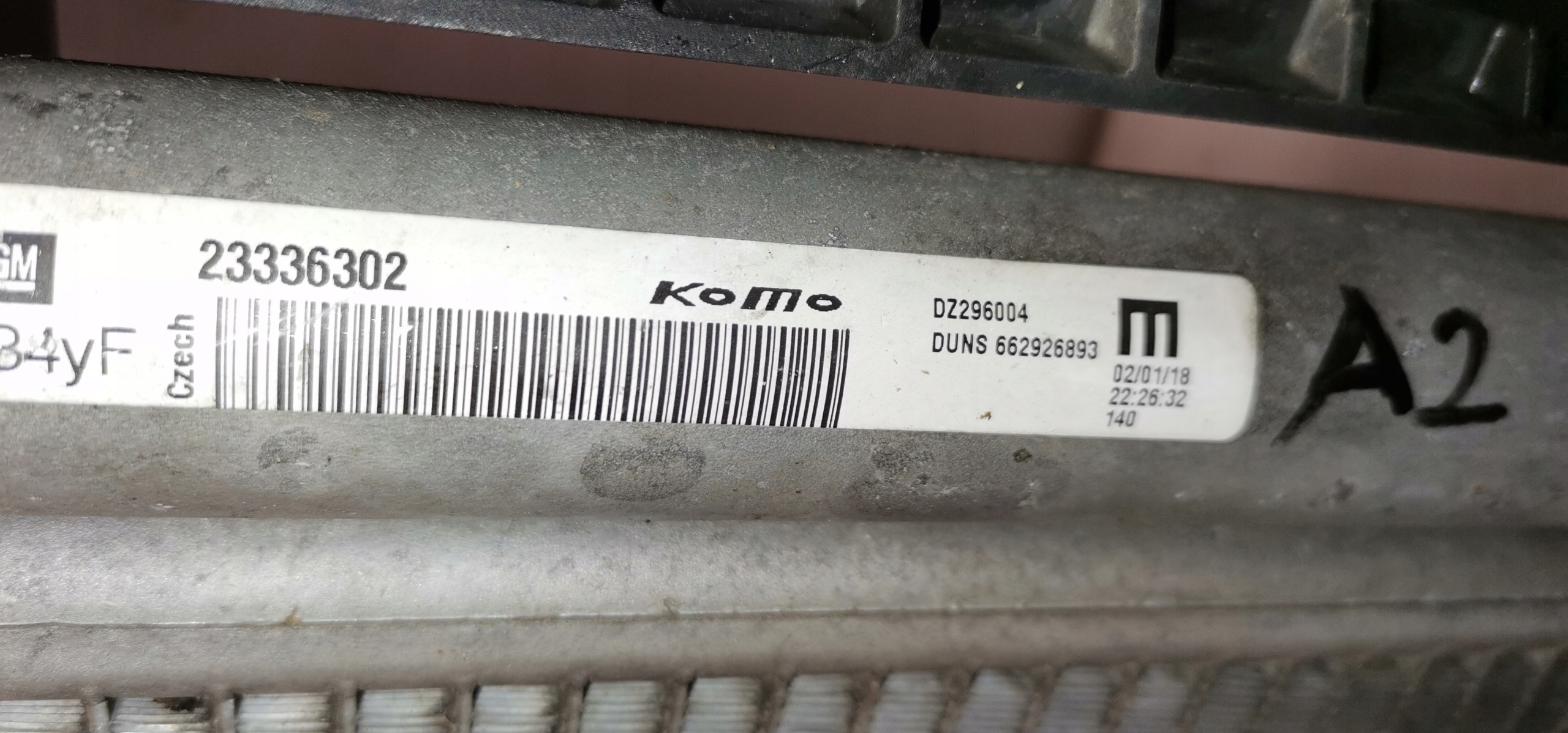 OPEL INSIGNIA 2 CHŁODNICA KLIMATYZACJI PAS PRZEDNI Typ samochodu Samochody osobowe