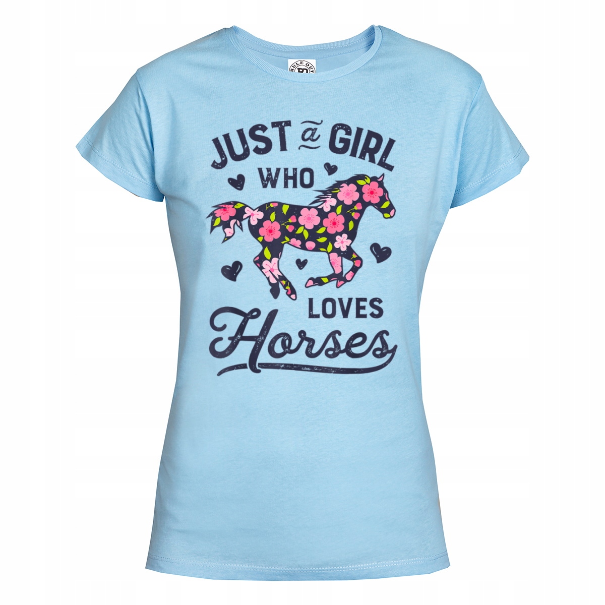 

Damska Koszulka Z Koniem Who Loves Horses Koń