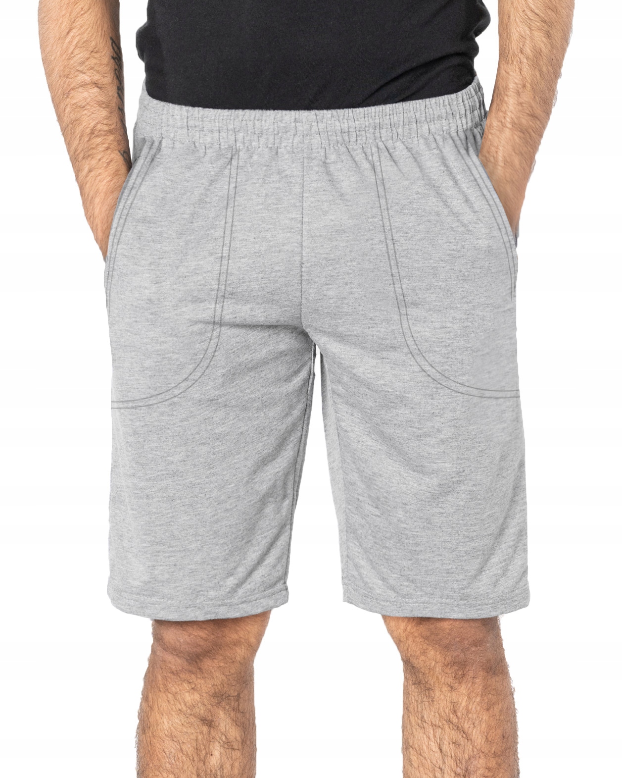

Krótkie Spodenki Dresowe Szorty Męskie 66040-4 5XL