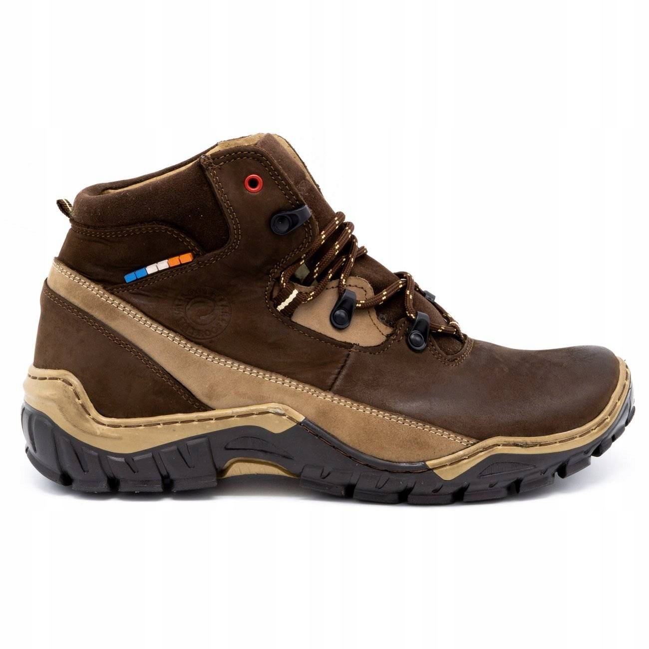 

Buty trekkingowe ocieplane Skóra 134GT brązowe 45