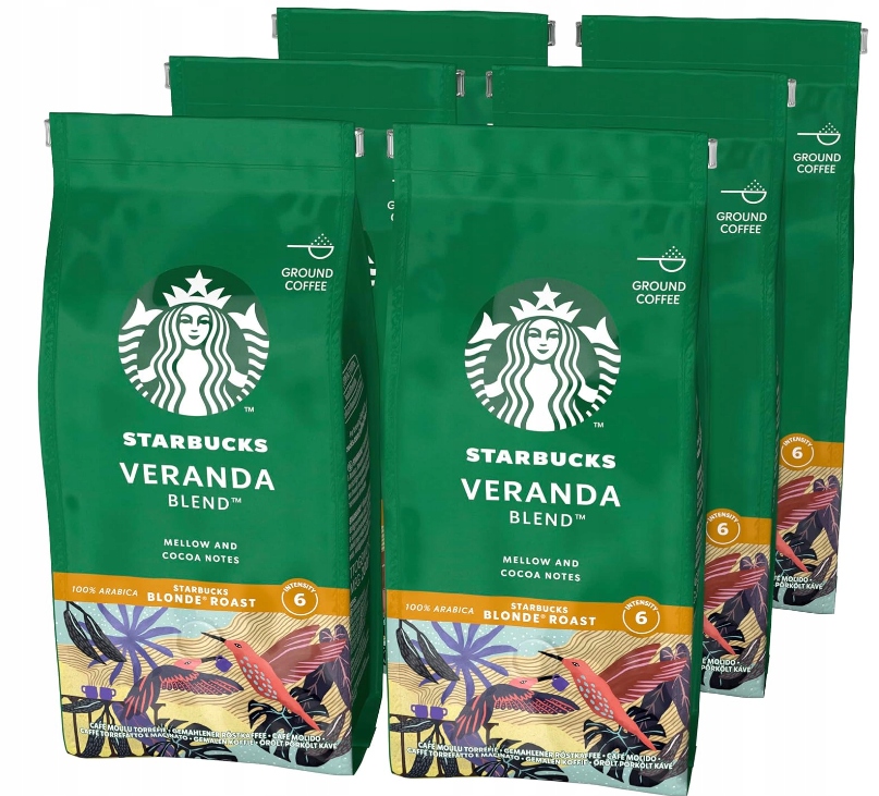 Kawa Mielona Starbucks 200 g Veranda Do Picia Parzenia Ekspresu Arabic