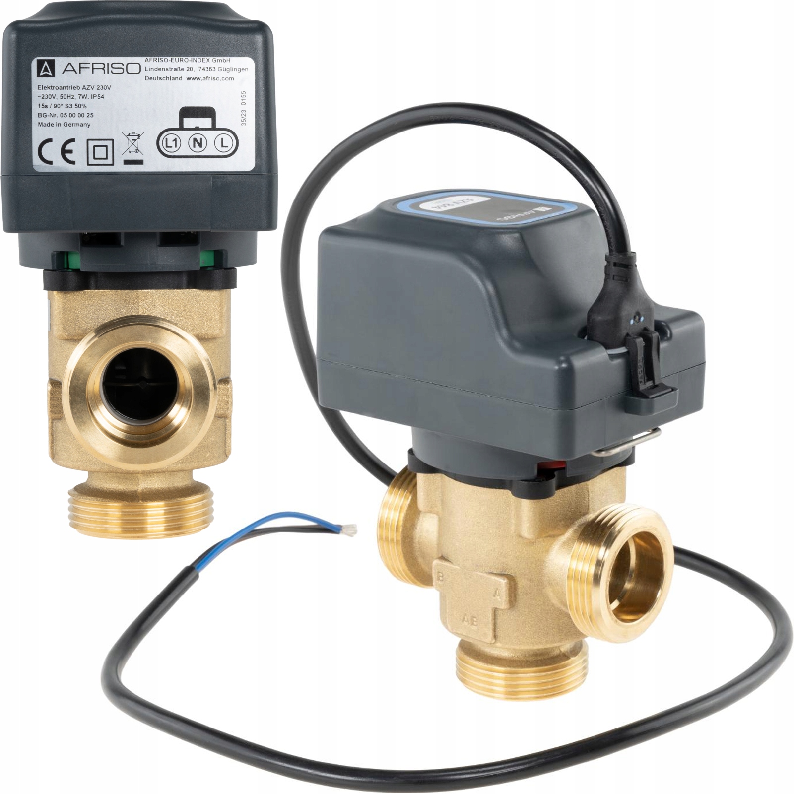 3-CESTNÝ Zónový Ventil 5/4 Palca Azv 844 11 m³/h Kábel S Zástrčkou Afriso
