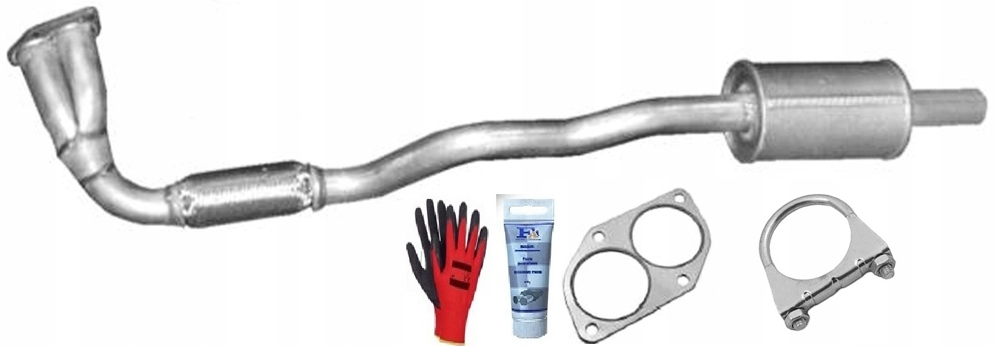 Tlumič trubka Opel Astra G Zafira A 1.4 1.6 1.8 bonus