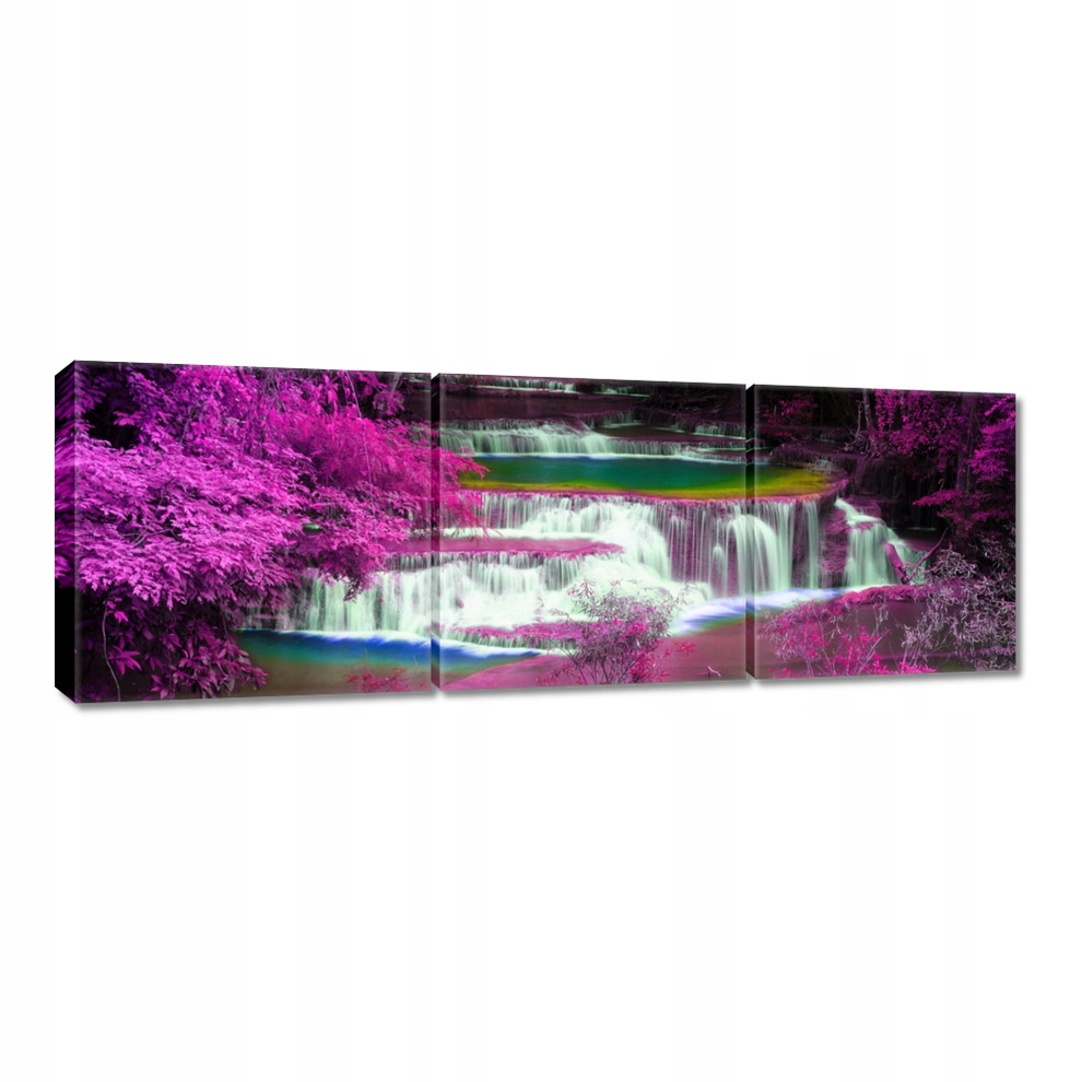 

Obrazy 120x40 Fioletowy wodospad