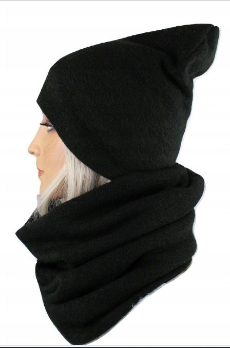 KOMPLET DAMSKI CZAPKA DAMSKA + KOMIN szalik chusta