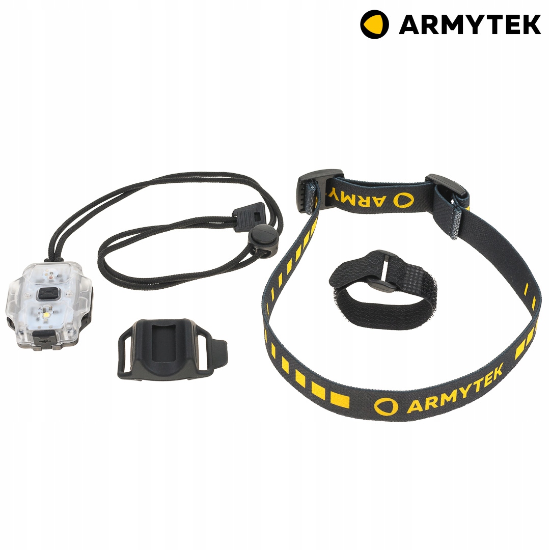 ARMYTEK CRYSTAL PRO Latarka Czołówka Lampka Rowerowa STOP Akcelerometr Grey EAN (GTIN) 6957713003177
