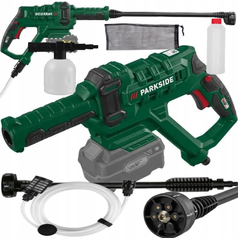 Parkside Myjka ciśnieniowa akumulatorowa Pdra 20 bezprzewodowa myjka 25 bar