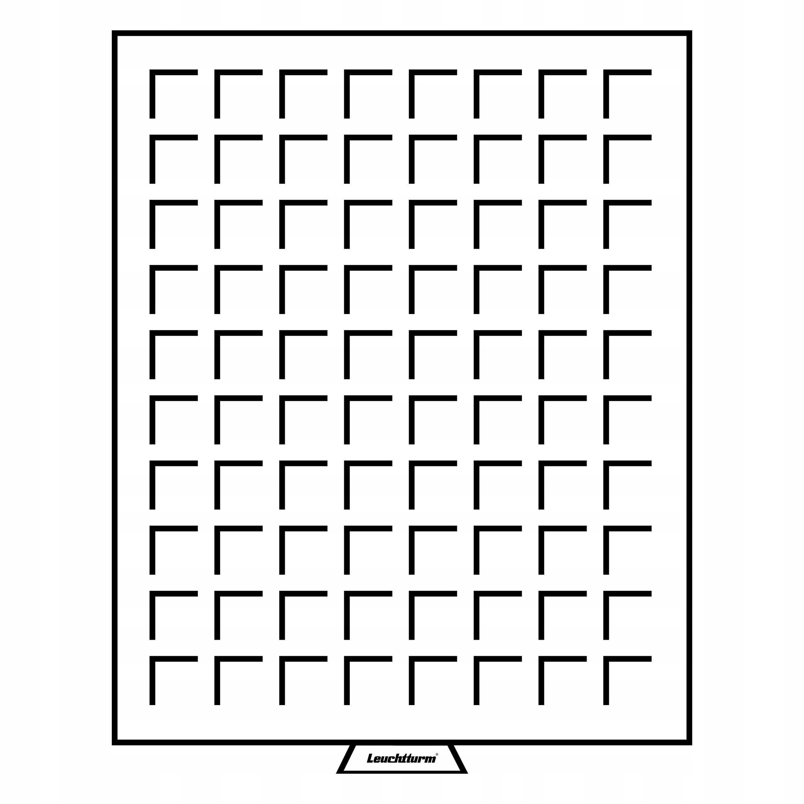 Paleta na mince Mb 80 24 x 24 mm Leuchtturm