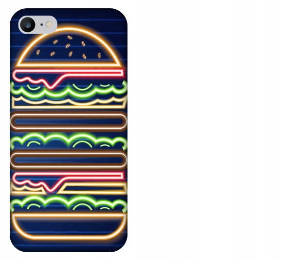 

Etui pokrowiec iPhone 7 Neon burger