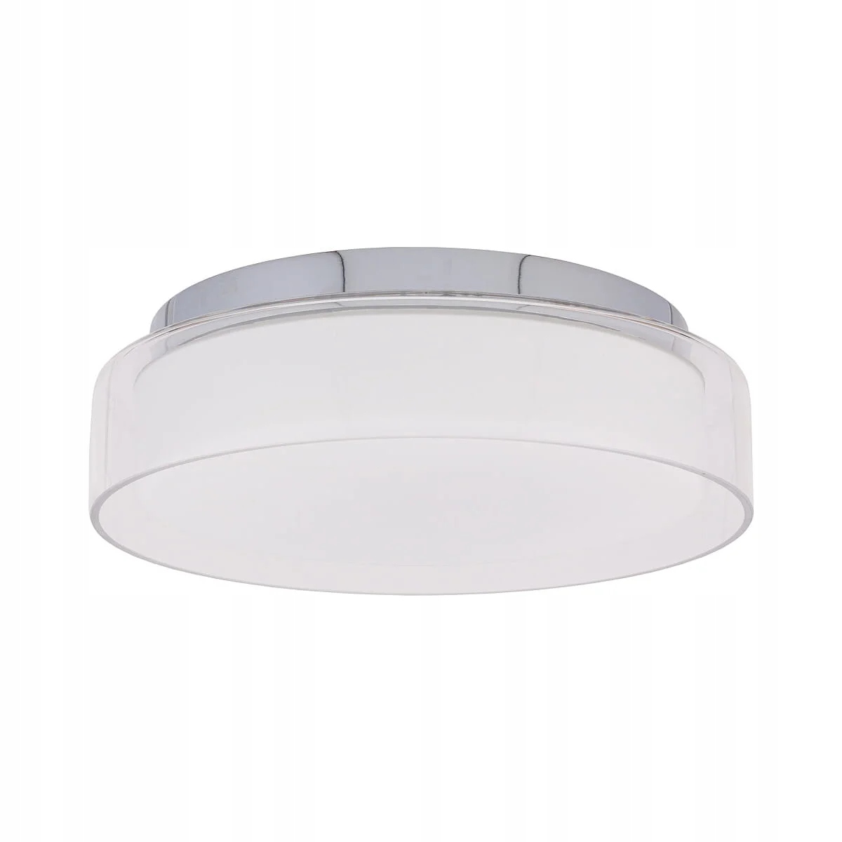 Nowodvorski Led stropná lampa 12W IP44 Chróm/Priehľadná