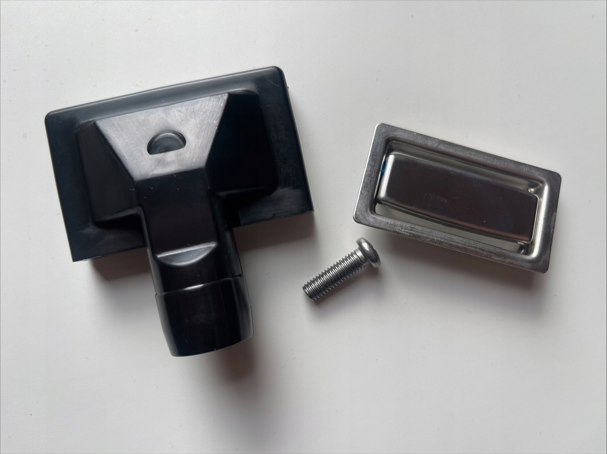 Przelew prostokątny zaślepka do zlewozmywaka chrom Marka inna