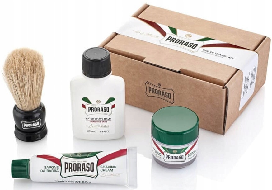 PODRÓŻNY ZESTAW do GOLENIA PRORASO Travel Mini Kit