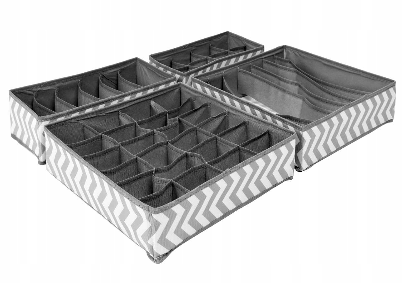 

Zestaw 4SZT. Organizer Wkład Pojemnik Do Szuflady