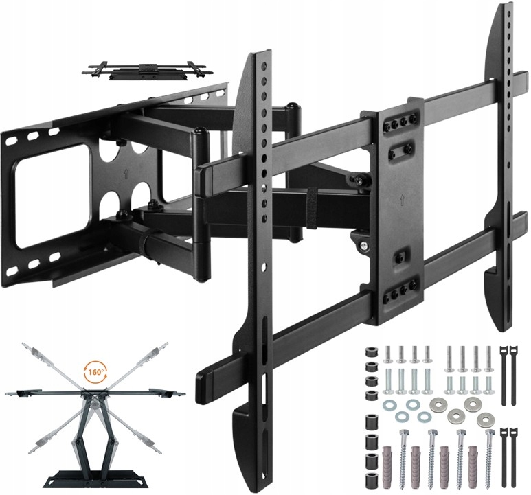 Otočná Tlapka Na Stěnu Pro Televizor 55 Palců Tcl s regulací