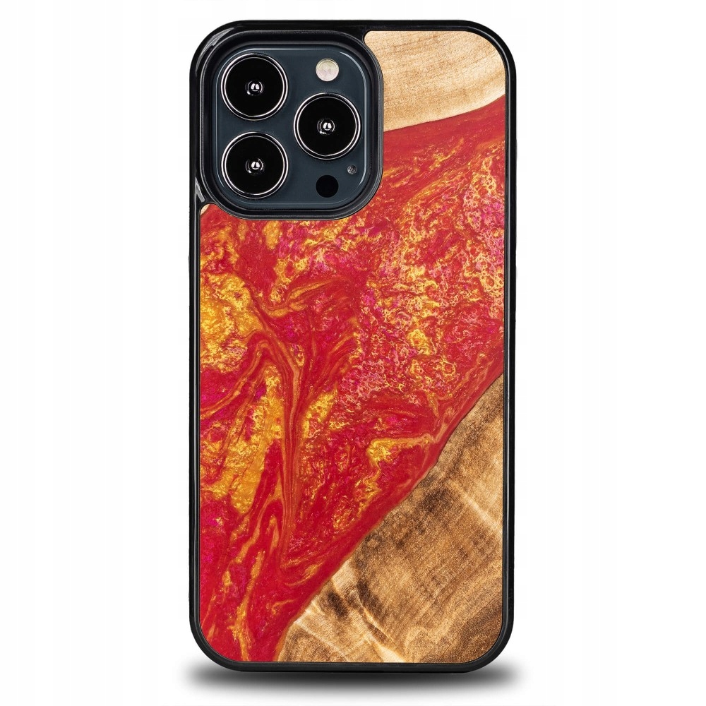 Pouzdro Bewood Unique pro iPhone 13 Pro Neony Paříž