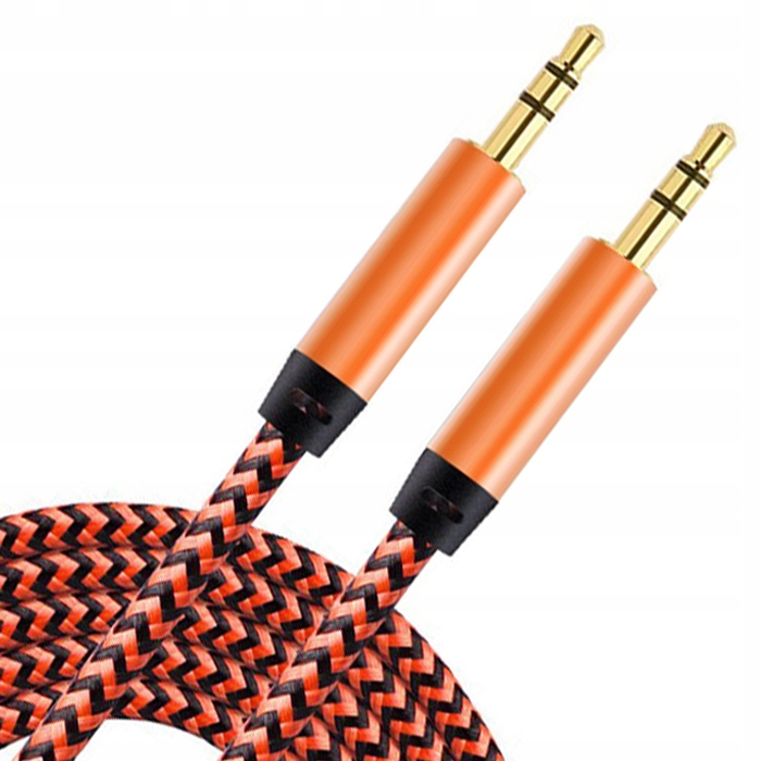 

Kabel Aux 1,5M Jack Jack 3,5MM Mocny Oplot Nylon
