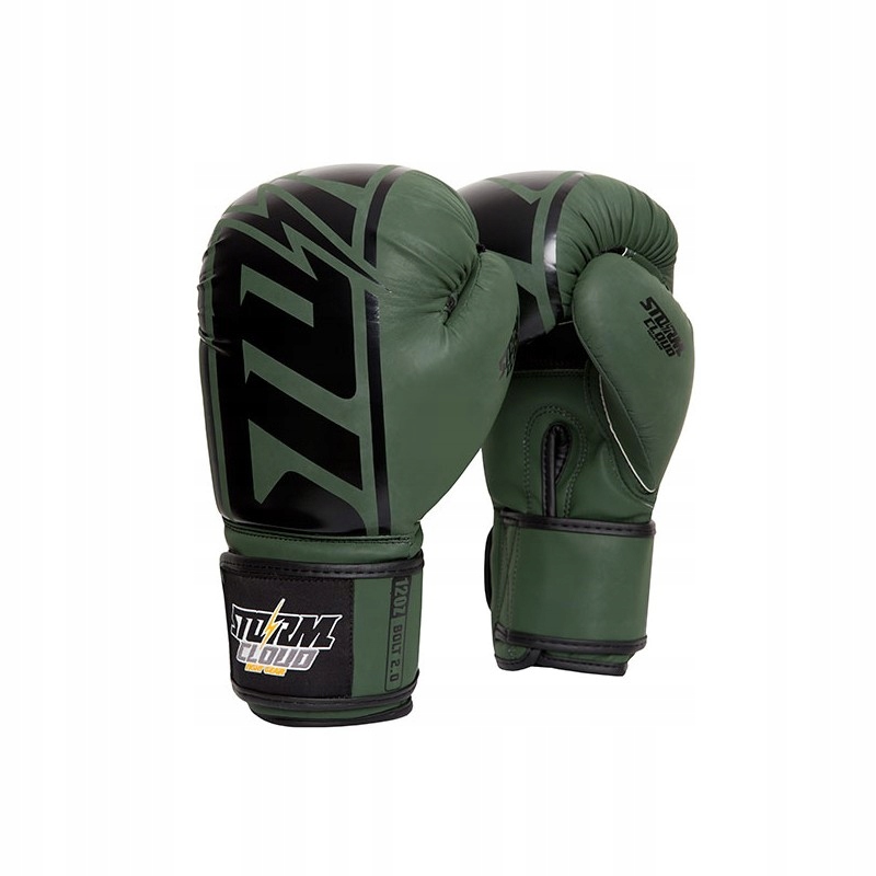 Rękawice bokserskie StormCloud Bolt 10 oz Khaki zielone