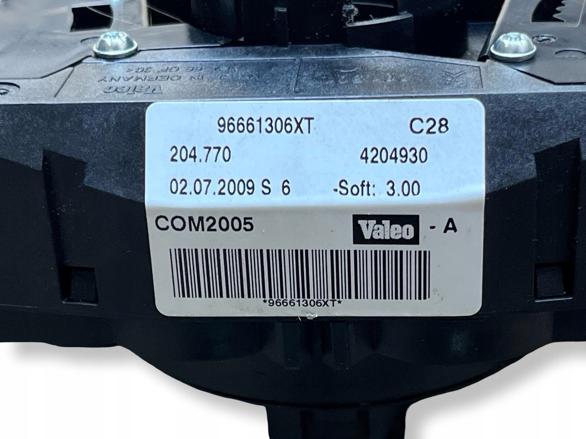 DEVIO LUCI TERGICRISTALLO TERGI Peugeot 207 2009 96661306XT