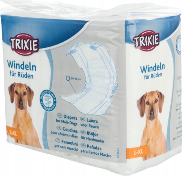 

Pieluchy pampersy dla psa samca Trixie L-XL 12 szt