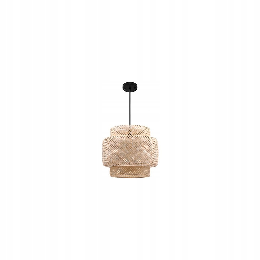 Závěsná Lampa Z Bambusu A Oceli 40W Led