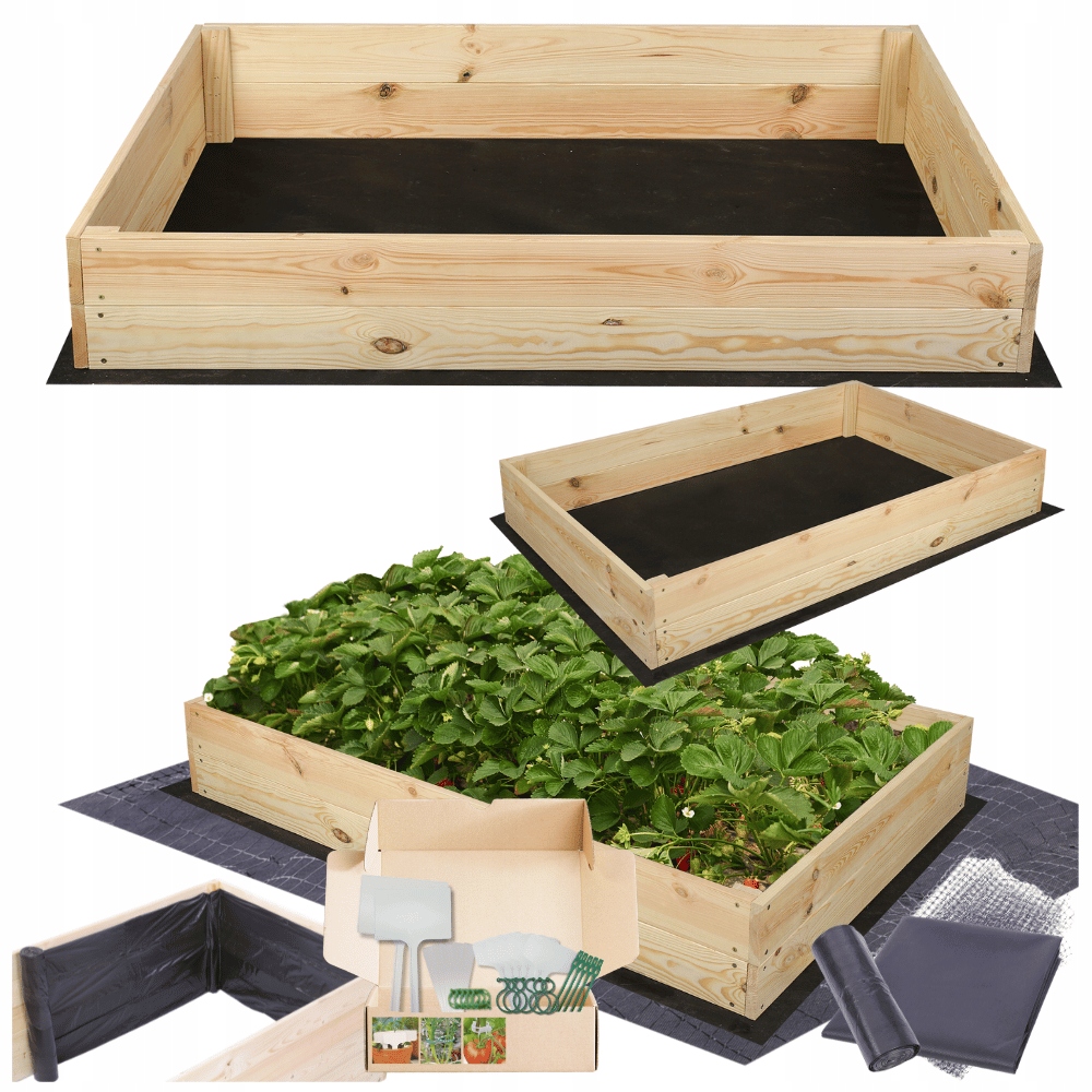 Vyvýšená truhla zeleninový záhon pařeniště květináč záhon 18x120x100