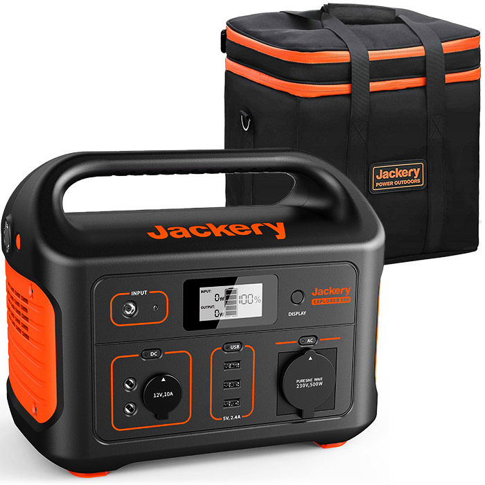 PRZENOŚNA STACJA ZASILANIA JACKERY EXPLORER 500EU Numer katalogowy producenta 500 EU Explorer