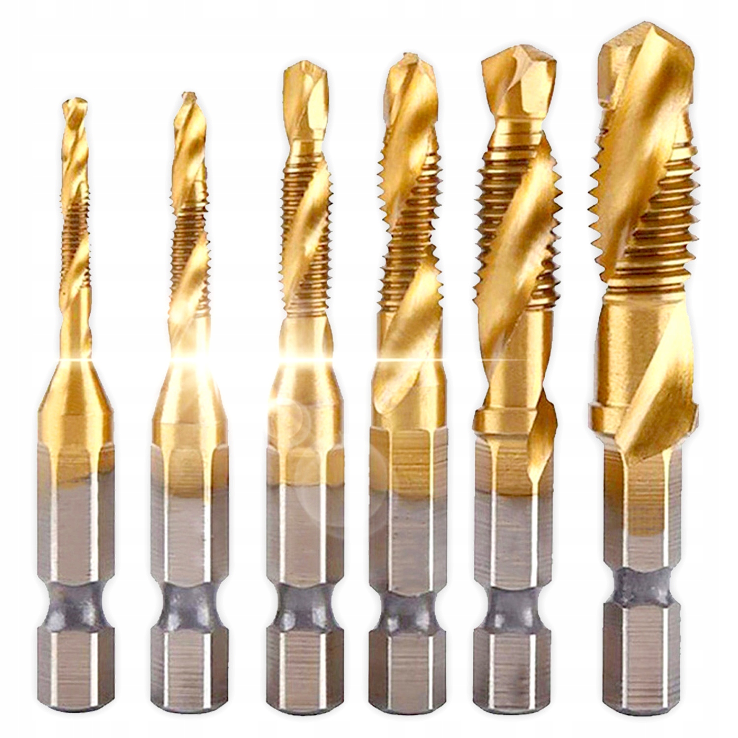 СВЕРЛА, ПЛАШКИ HSS M3 - M10 МЕТЧИКИ 6 ШТ