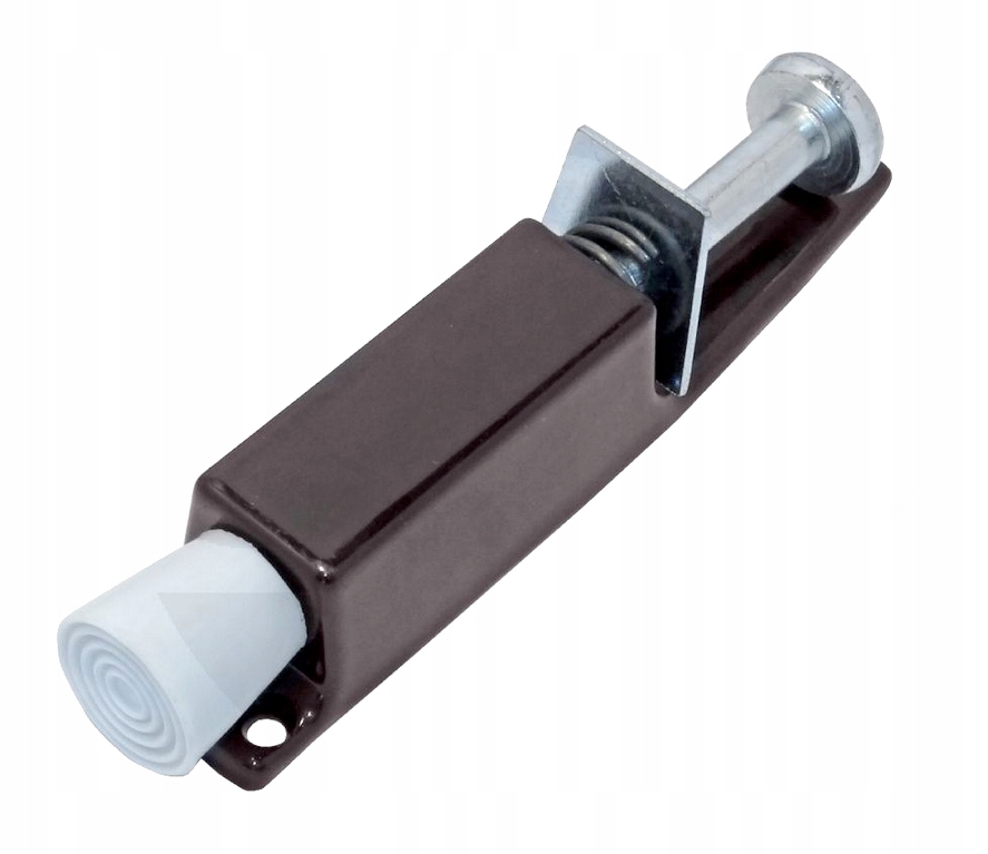 PRZYTRZYMYWACZ PODPÓRKA BLOKADA STOPKA DRZWI 180 BRĄZOWA