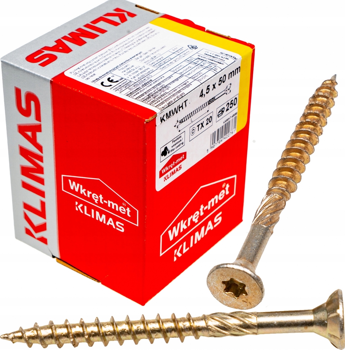 

Wkręty ciesielskie Tx 4,5x50 do drewna osb 250szt