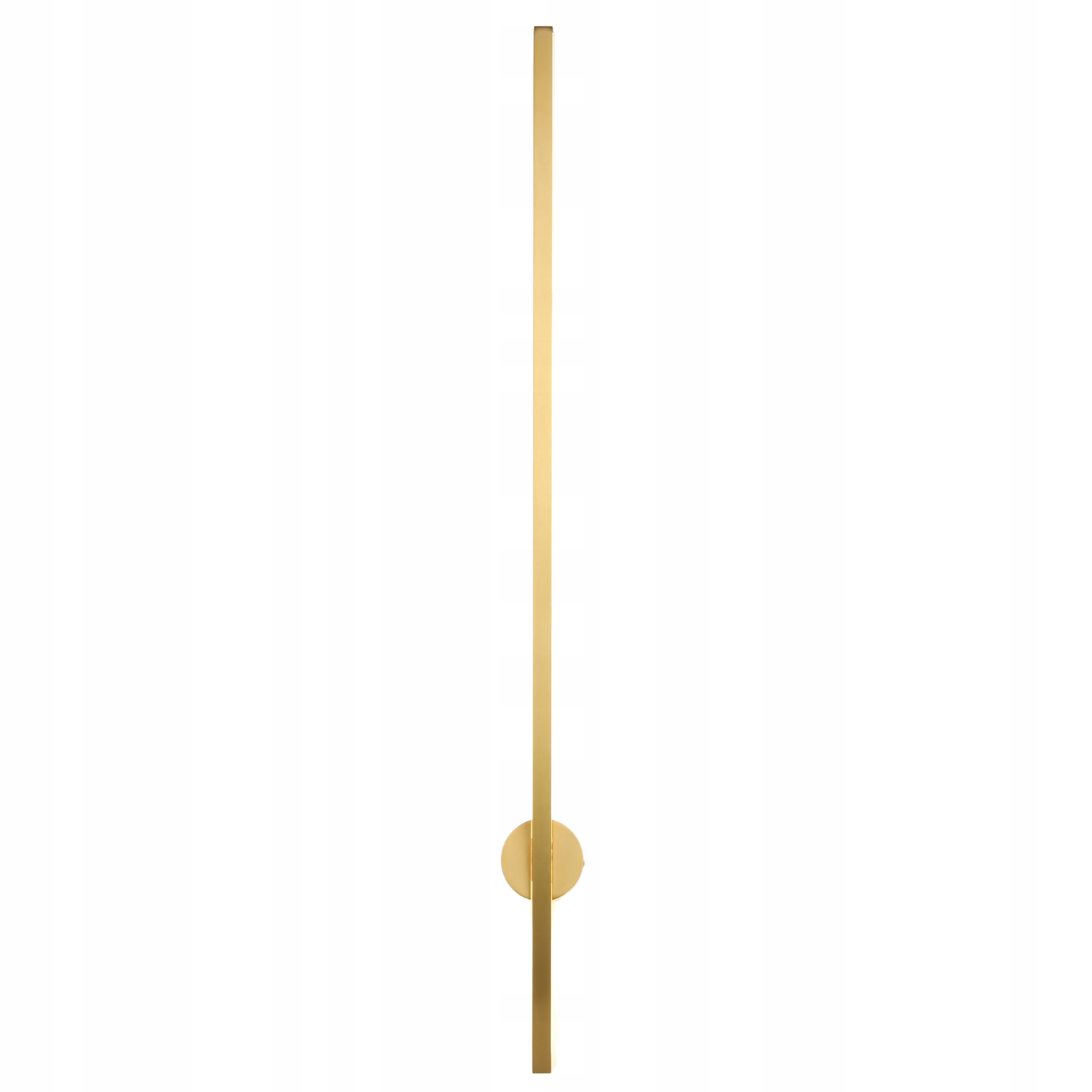 Moderní nástěnná lampa čtvercová zlatá Led 4000K 9W 90 cm