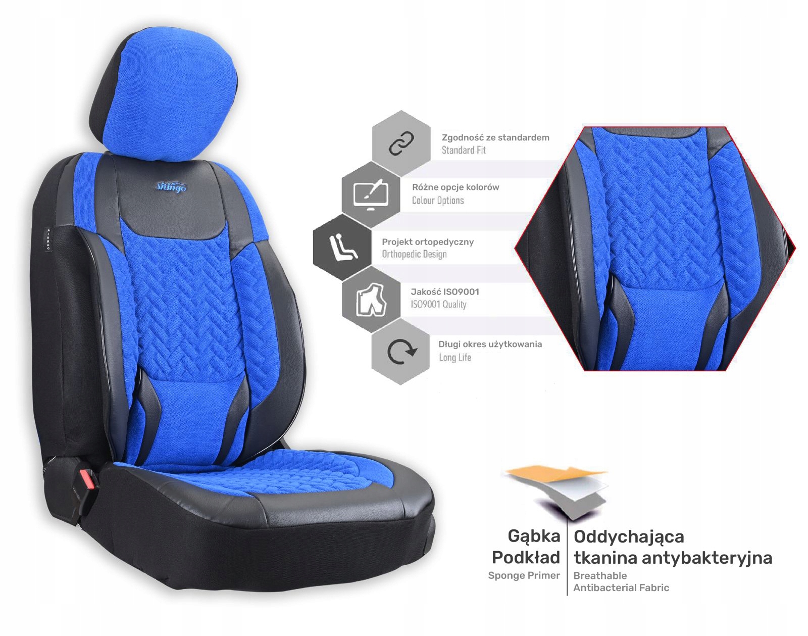 FORD KA KA+ KUGA MONDEO PUMA ESCORT RANGER POKROWCE NA FOTELE SAMOCHODOWE Typ pokrowiec