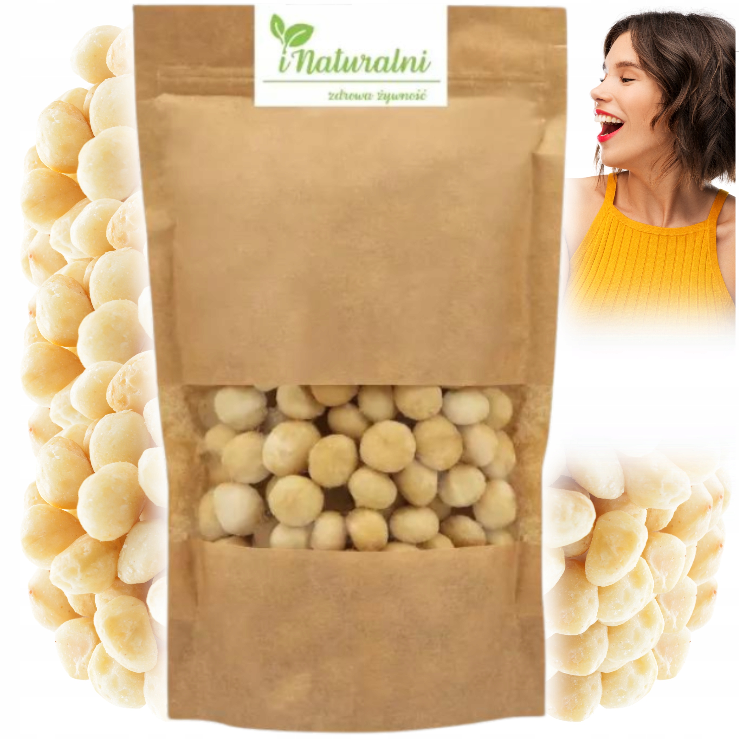 Levně Makadamové Ořechy 1 kg Macadamia celé ořechy Zdravá Svačinka Zdroj bílkovin