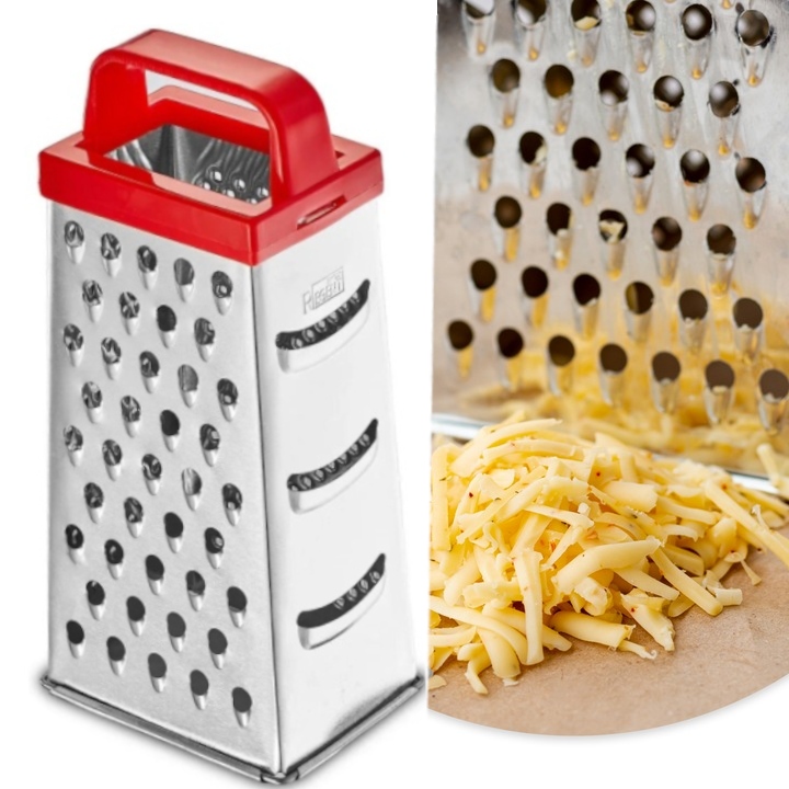 TARKA KUCHENNA DO WARZYW OWOCÓW ZIEMNIAKÓW RĘCZNA STALOWA STALI 4-STRONNA