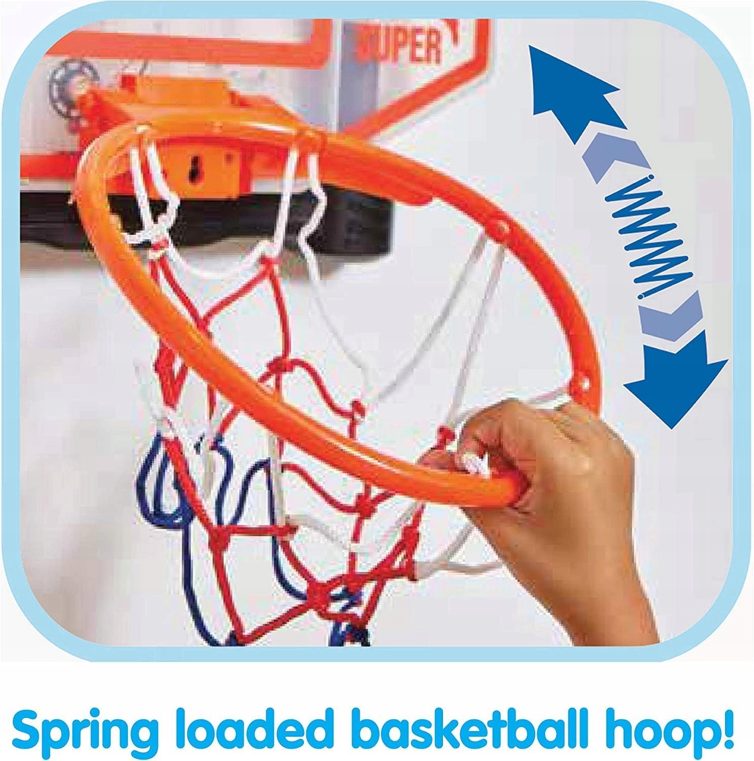 Kosz do koszykówki regulowany 100-170 cm zestaw z piłką pompką LICZNIK LED Bohater brak