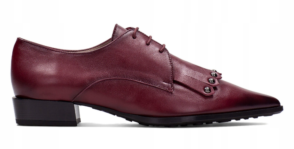 Dámské Polobotky, Boty Z Prémiové Vínové Kůže, Kožené Hispanitas 36