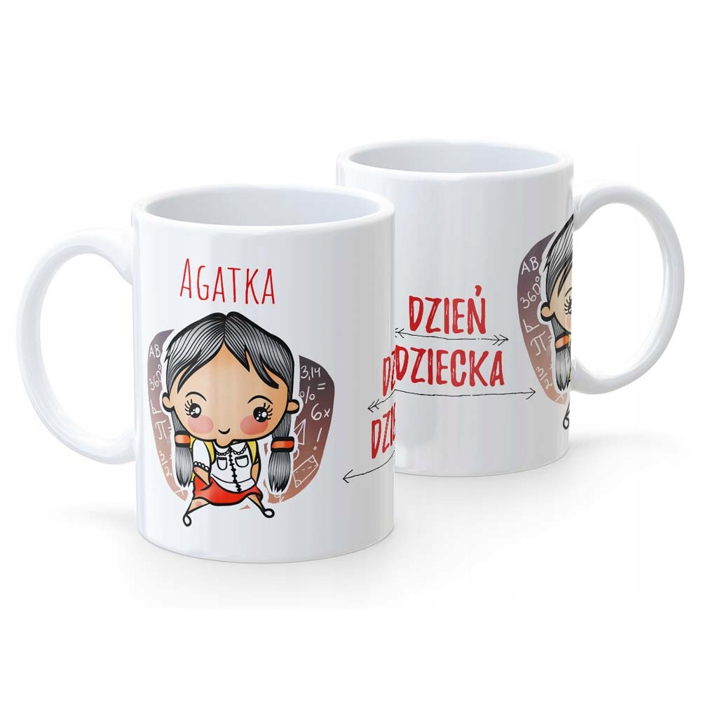 

Kubek Dzień Dziecka Dowolne Imię Biały