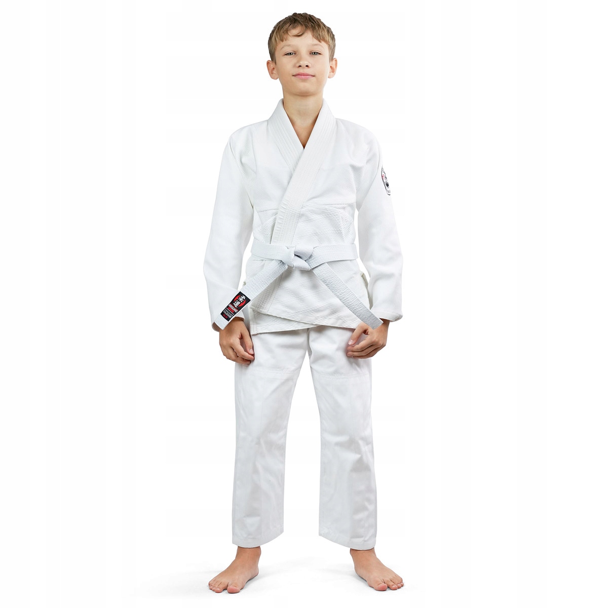Kimono do Judo pro děti Deshi 2.0 (Bílé) K1 124-133 cm Ground Game