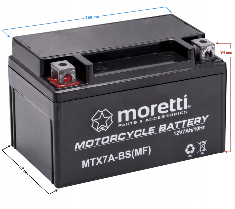 

Akumulator Żelowy Gel 12V 7Ah Do Skutera Motocykla