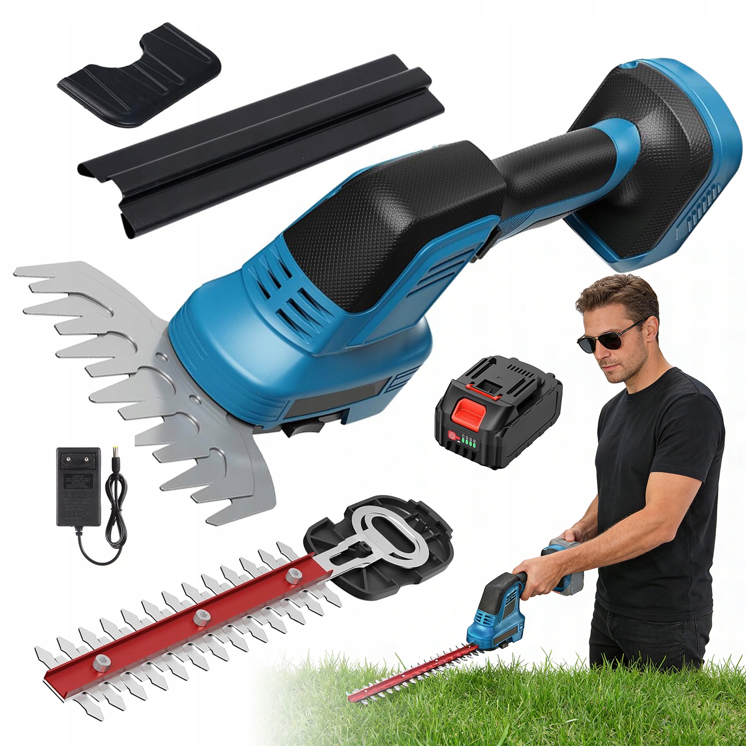 Akumulátorové Nůžky Na Živý Plot Jednoruční, Ergonomické, Lehké