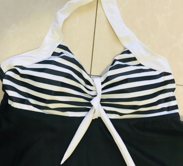 STRÓJ KĄPIELOWY TANKINI SUKIENKA KOSTIUM BIKINI Rozmiar 4XL