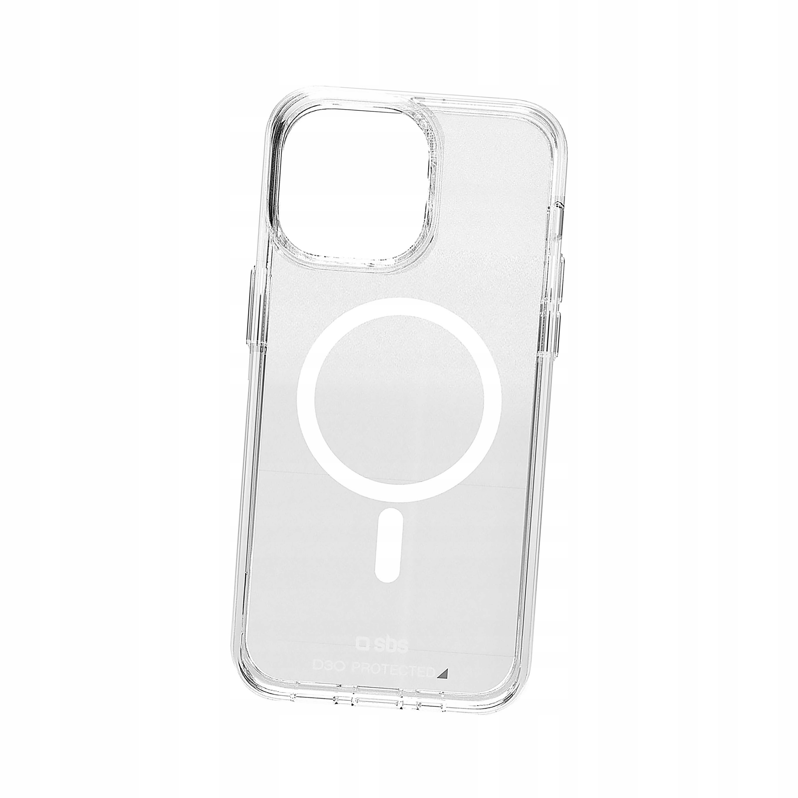 Etui Sbs Extreme Mag D3O MagSafe do iPhone 16 Pro Max przezroczyste