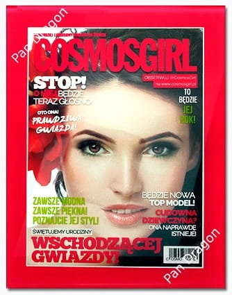 

Ramka na zdjęcie Cosmosgirl Okładka Gazety Gwiazda