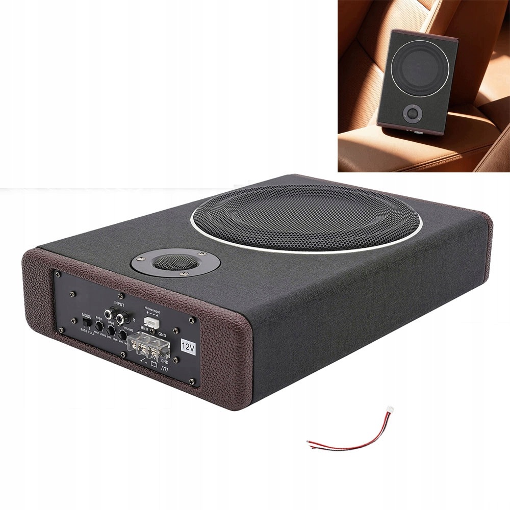 Aktívny Subwoofer 600 W Pod Sedadlo Automobilového Sedadla Pre Motorovú Loď